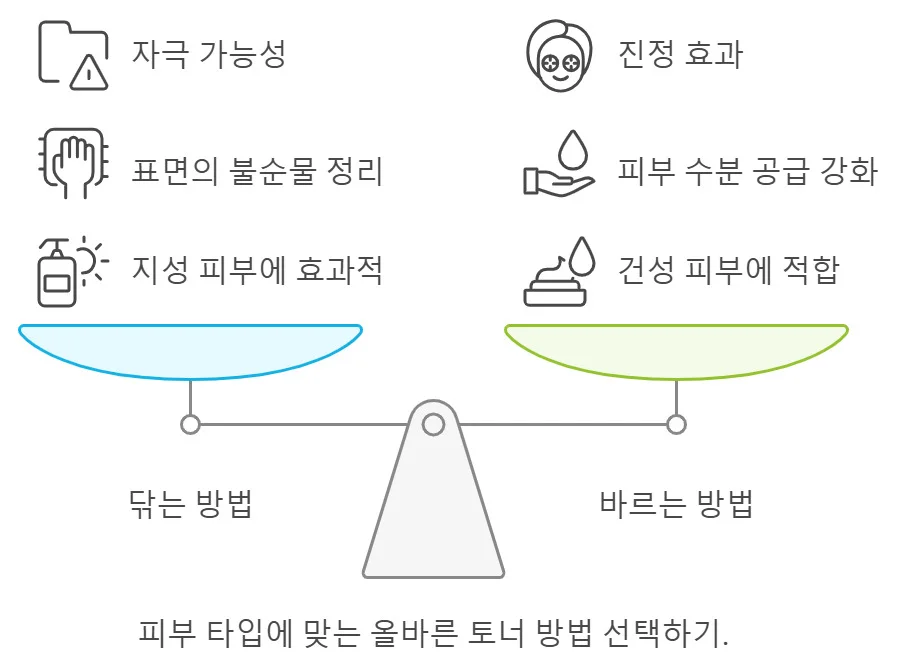 토너 선택 및 사용법